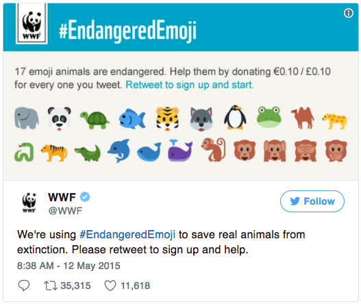 WWF emojis
